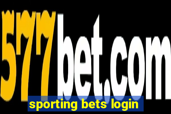 sporting bets login